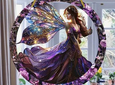 Purple Fairy House Decoration - nice gift + other designs available