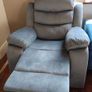 Single Chair Fabric Recliner Sofa - grey Image 3