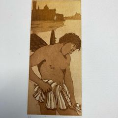 Etching Angelo  Paolo BARUFFALDI (1948)
