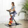 X Bike, Exercise Bike, Fitness Bike, Foldable Fitness Bike, 8 Magnetic Resistance Settings, Floor Mat, Pulse Measurement, Mobile Phone Holder, Load Capacity 100 kg Image 2