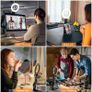 5" Desk Ring Light with Stand, LED Ring Light for Laptop Monitor, Video Conference Lighting, Zoom Meeting Light for Video Calls Selfie Makeup PC Webcam, Phone Holder with Continuous Output Lighting Image 3