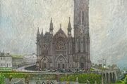 Original Oil on Canvas 28x43cm - Cobh