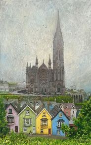 Original Oil on Canvas 28x43cm - Cobh