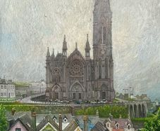 Original Oil on Canvas 28x43cm - Cobh