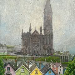 Original Oil on Canvas 28x43cm - Cobh