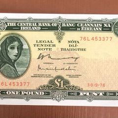 Ireland lavery bank note