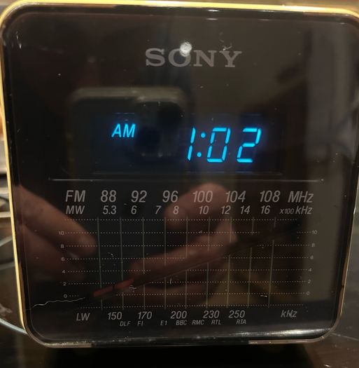 SONY Digicube ICF-C10L Digital Alarm Clock