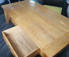 Cherry Wood Large Coffee Table