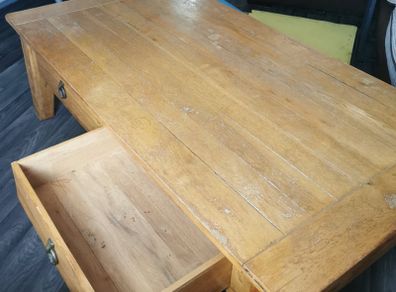 Cherry Wood Large Coffee Table