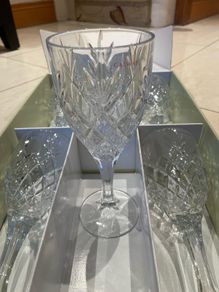 Galway Crystal Renmore Goblet Set of 6
