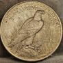 USA United States 1923 Silver Peace Dollar Image 3