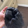 Black Drawstring Ponytail Hair Extension 40 cm Image 4