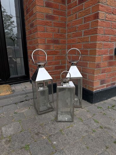 Outdoor lanterns x 3