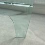 tempted glass coffee table waterfall, no sharp corners Image 5