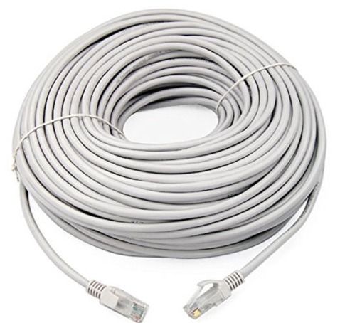 30 Metre RJ45 Cat 5E Patch Cords - Grey