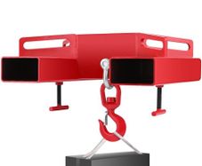 3 Ton Forklift Lifting Hook 6000 LBS/3000KG Capacity Lift Truck Fork Hoist Swivel Hook Mobile