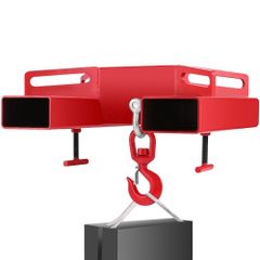 3 Ton Forklift Lifting Hook 6000 LBS/3000KG Capacity Lift Truck Fork Hoist Swivel Hook Mobile