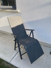 Garden patio chair reclining
