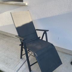 Garden patio chair reclining