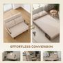 Sleeper Sofa 2 Seater Sofa Velvet Sofa, Sleeper Function, incl. 2 Pillows Image 3