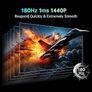 32 Inch Curved Monitor VA 1500R, 2K QHD 1440P@180Hz Gaming Monitor, 1ms MPRT, Adaptive Sync, HDR10, 122% sRGB, VESA, HMDI 2.0 / DP 1.4 Compatible with Desktop, Laptop, PS5, Xbox and More Image 2