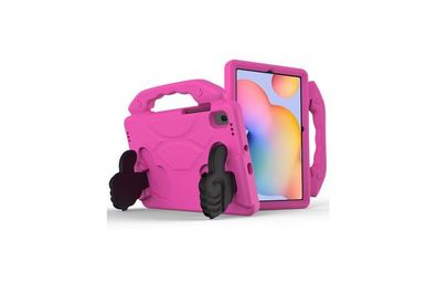 For Samsung Galaxy Tab A8 10.5 2021 Case Kids Shockproof Tablet Smart Cover With Thumbs UP EVA New Pink - FHT03SMTK4