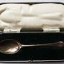 Antique Edwardian Hallmarked Sterling Silver Cased Teaspoon Sheffield 1906 Image 2