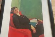 "Relaxing Woman" by artist Sabina Samulska