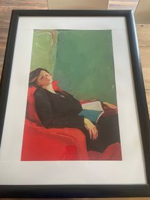 "Relaxing Woman" by artist Sabina Samulska