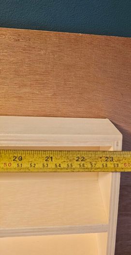 Plywood Display Cabinet H Approximately 540mm L 595mm D 85mm Shelf Depth 75mm Between Shelfs Brand New Collection In Coolmine