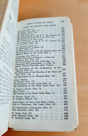 Vintage missal
