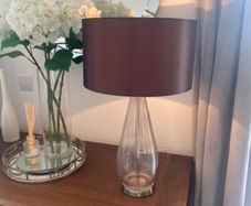 Chocolate brown lamp
