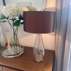 Chocolate brown lamp