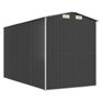 Garden Shed Anthracite 192x357x223 cm Galvanised Steel Image 5