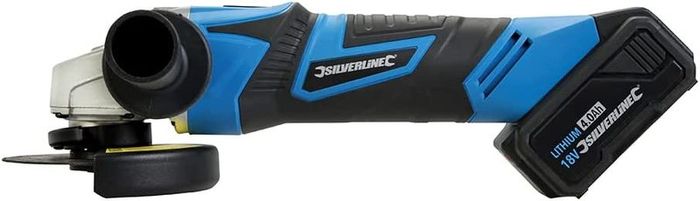 18V Cordless 115mm Angle Grinder (1x 4Ah Battery & Fast Charger)
