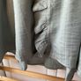 blouse Bnwt frilled collar blouse dipped back hem short feminine baloot size small (12) due to style Image 6