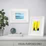 Poolbeg 1, yellow. Print by artist Helen Mathews Image 2