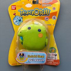 Vintage Bandai Tamagotchi Gotchi Gear Pet Pouch - Green Kuchipatchi 2006 Sealed