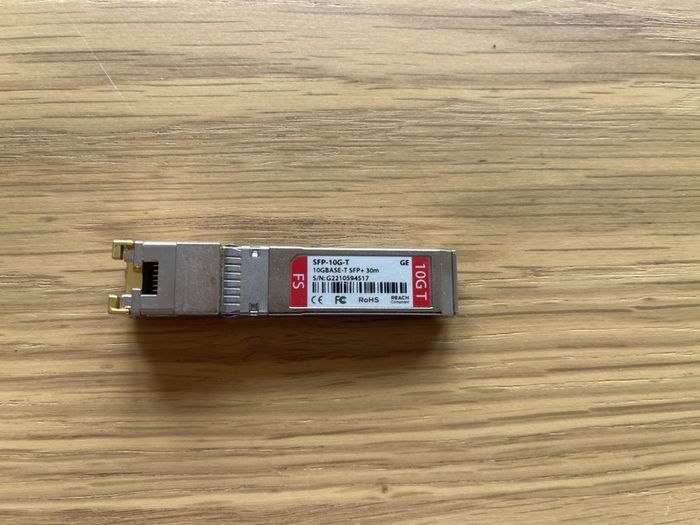 FS SFP+ 10Gbase-T ethernet adapter