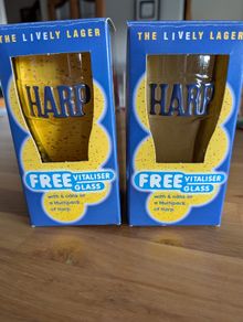 Harp Vitaliser Pint Glasses
