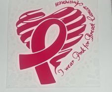 DIY iron on vinyl transfer