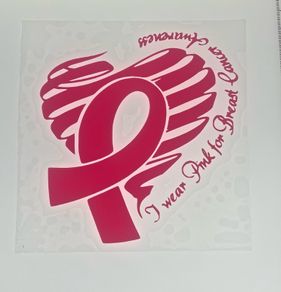 DIY iron on vinyl transfer