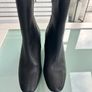 Genuine leather black ankle boots m&s Image 3
