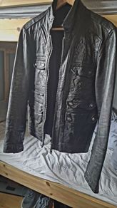 All saints leather jacket