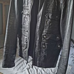 All saints leather jacket