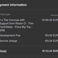 Coronas Tickets @ Puca Festival