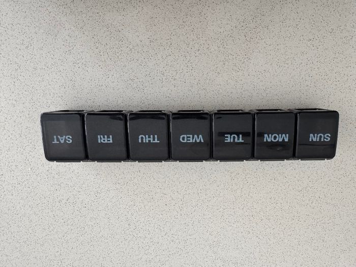 7-Day Pill Organizer - Black