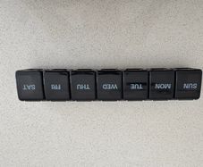 7-Day Pill Organizer - Black
