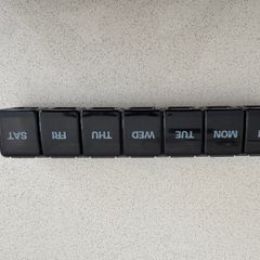 7-Day Pill Organizer - Black