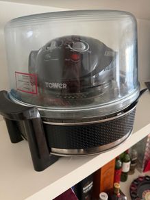 Tower Halogen Oven Air fryer 17L with Extender Ring in Excellent Condition